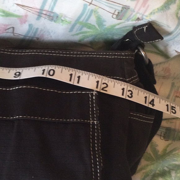 Fossil canvas shoulder/crossbody handbag. Jean style with adjustable strap. - Picture 3 of 5